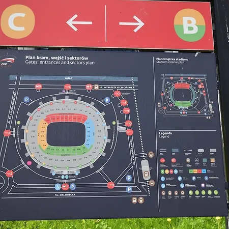 דירה Elegant Stadion Narodowy ורשה